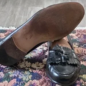 BRAGANO Cole Hanan Tassels Black Leather Mens Dress Loafers Slip on Size 12 W Bragano | Shoes | Bragano Cole Hanan Tassels Black Leather  main image 2